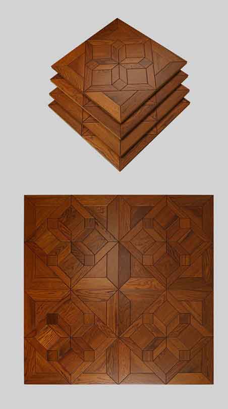 Designed Parquet Wood Flooring in Dubai